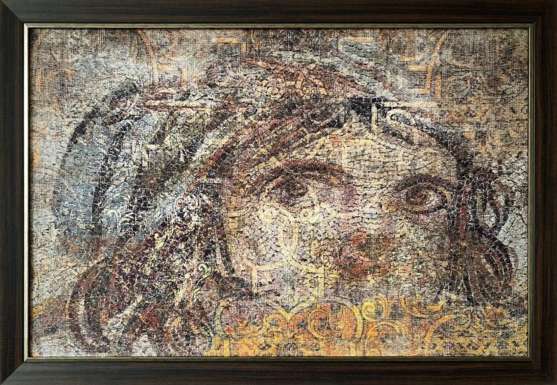 Zeugma Kumaş Tablo,  Çerçeveli 