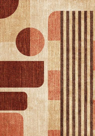 Modern Geometrik Dekoratif Baskı Makina Halısı I OEKO-TEX®